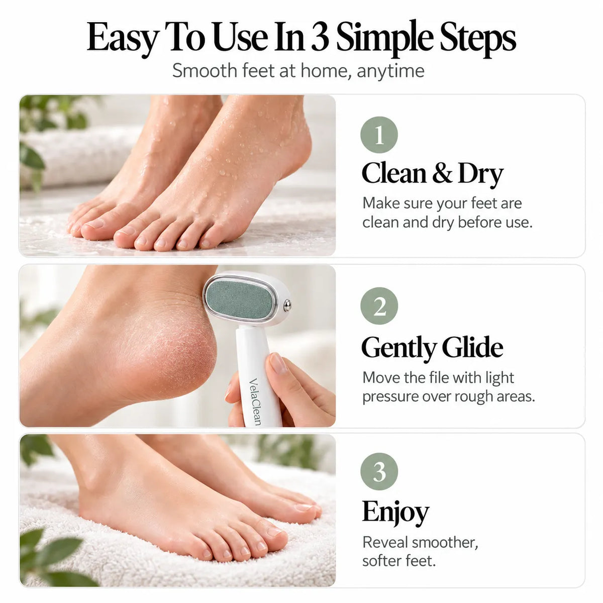 VelaClean™ Precision Heel File